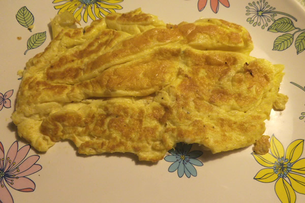 omelette francese di julia child