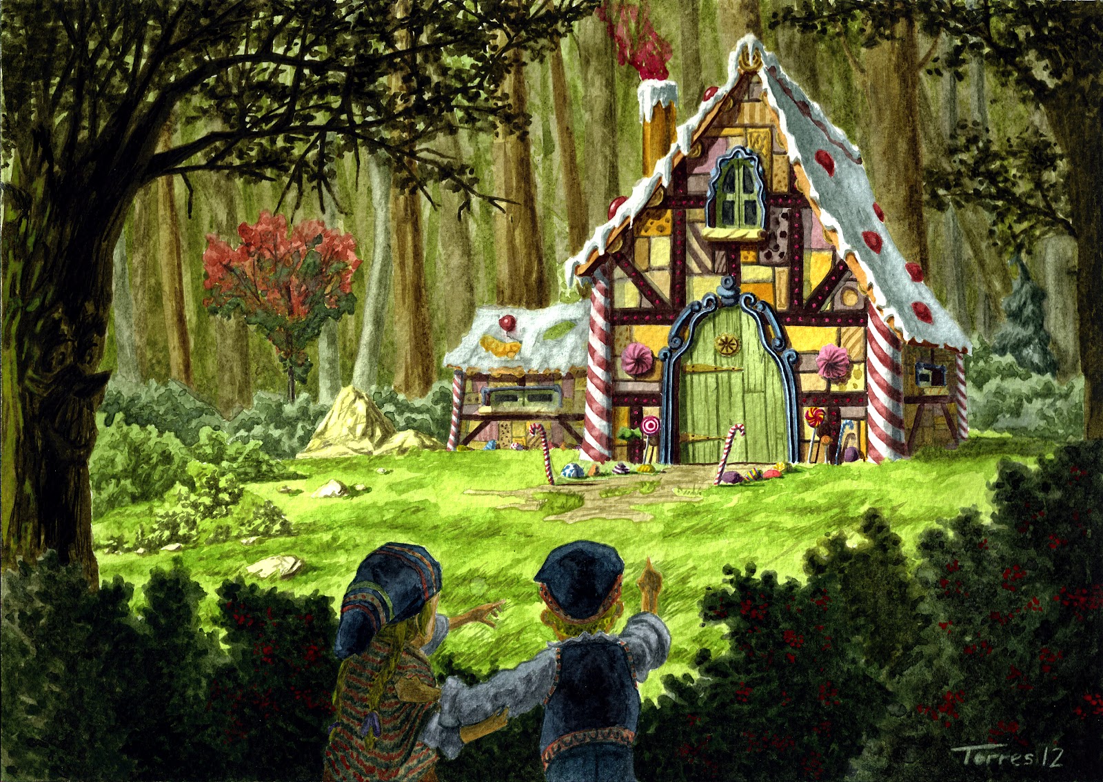 la casetta di Hansel e Gretel