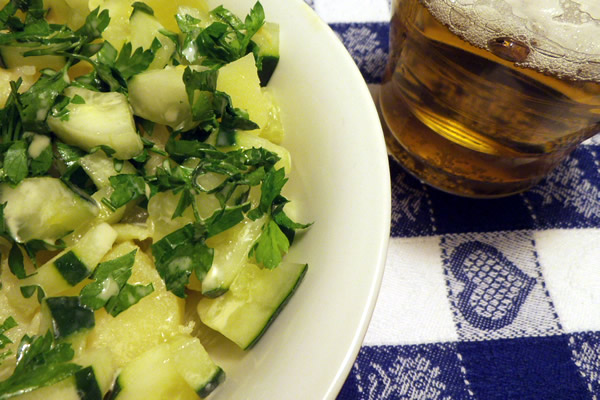 ricetta insalata di patate e cetrioli