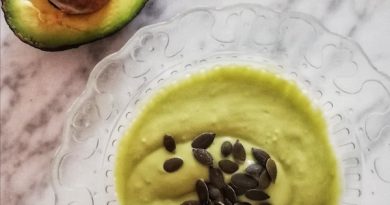 zuppa fredda di avocado