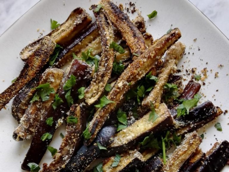 Melanzane al forno con olio aromatico PaneOlioPomodoro