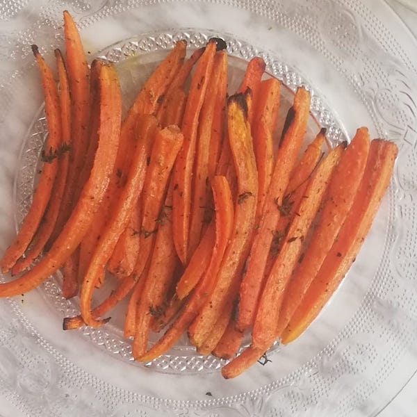 carote arrosto alle erbe