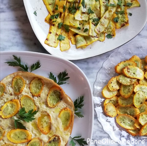 Ricette facili con le zucchine gialle