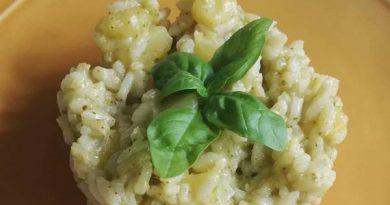 risotto pesto basilico patate